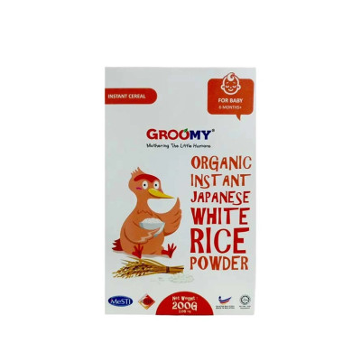 Groomy Organic Instant Japanese White Rice Powder - 200g