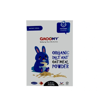 Groomy Organic Instant Oatmeal Powder - 200g