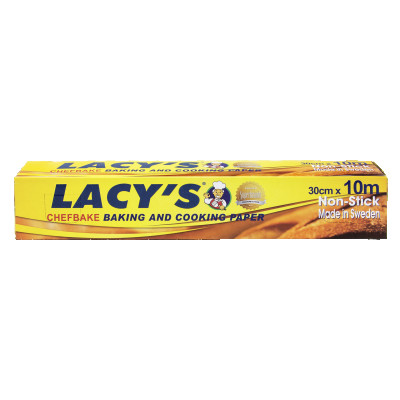 Lacy's Chef Bake And Cooking Paper - 30cm X 10m - 1 Pack