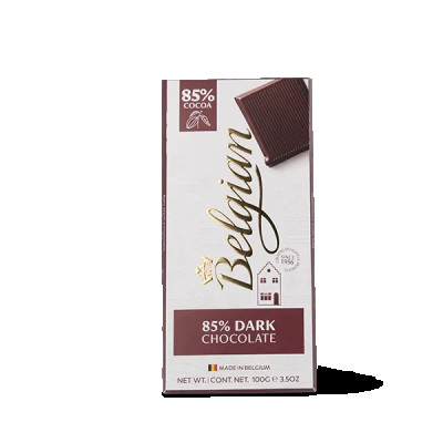 The Belgian Chocolate Bar Dark 85% - 100g