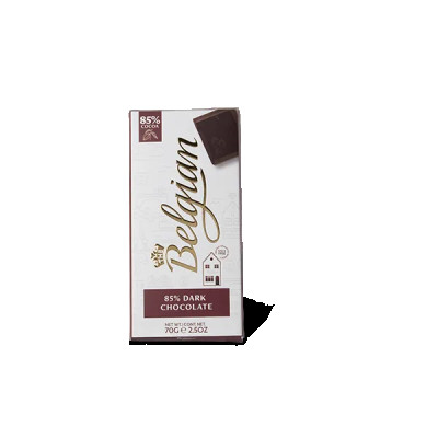 The Belgian Chocolate Bar Dark 85% - 70g