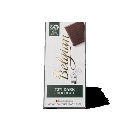 The Belgian Chocolate Bar Dark 72% - 100g