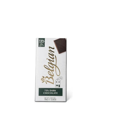 The Belgian Chocolate Bar Dark 72% cocoa - 70g