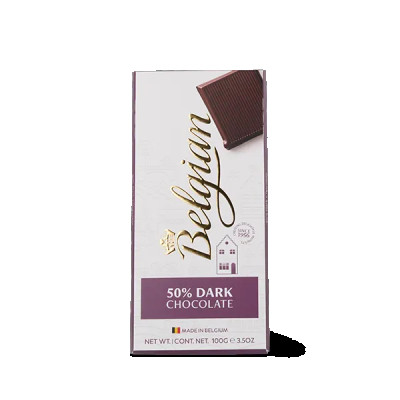 The Belgian Chocolate Bar Dark 50% - 100g