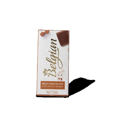 The Belgian Chocolate Bar Milk Salted Caramel - 70g