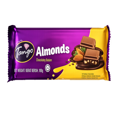 Tango Almond Chocolate 100gm
