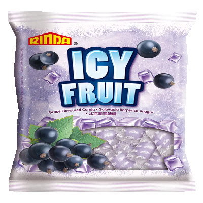Rinda ICY Grape Flavoured Candy 100gm -Malaysia