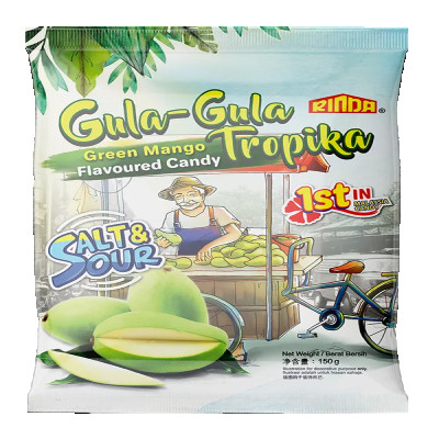 Rinda Tropika Green Mango Flavoured Candy 100gm