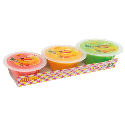 Rinda Pudding Mixed Fruits Flavoured Pudding 115gm x 3cups