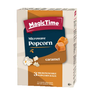 Magic Time Microwave Caramel Popcorn – 240g