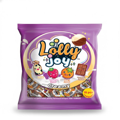Lolly Joy Creamy Lollipops 15pcs  120gm