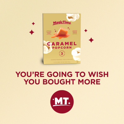 Magic Time Microwave Caramel Popcorn – 240g